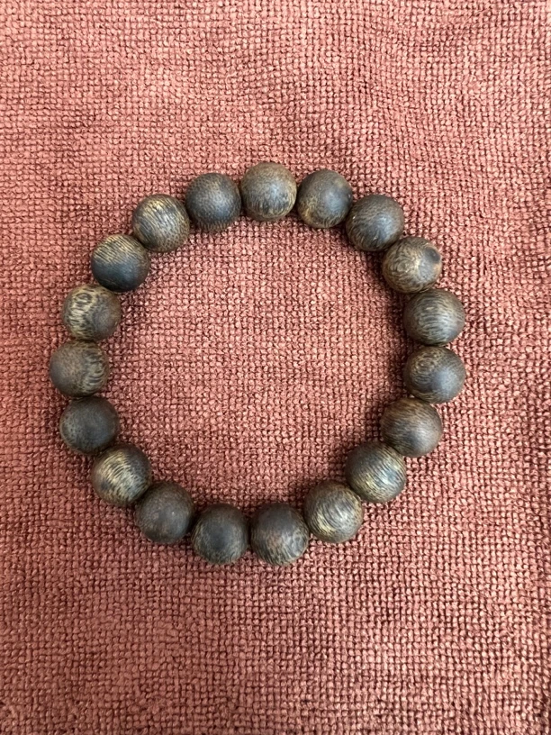 沉香  奇楠沉香W沉水1.0圆珠单圈多样性发一