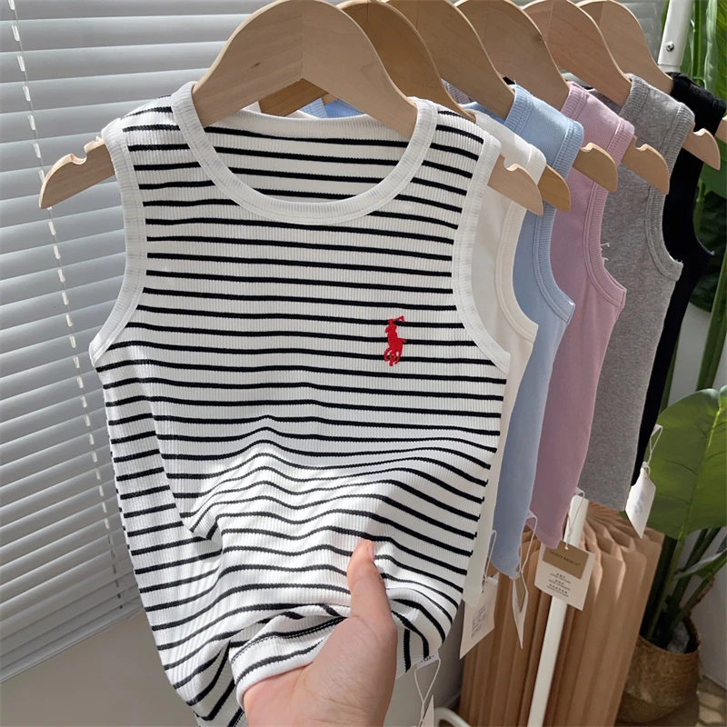 【新品推荐】儿童棉质背心女童薄款坎肩男童打底中大童吊带无袖夏