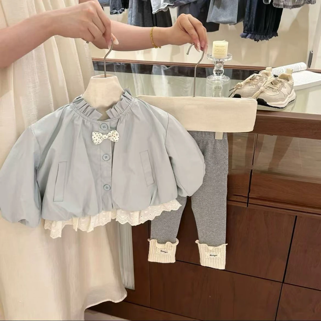 女童外套2025秋季新款韩版儿童花苞上衣中小童长袖时髦夹克外套潮