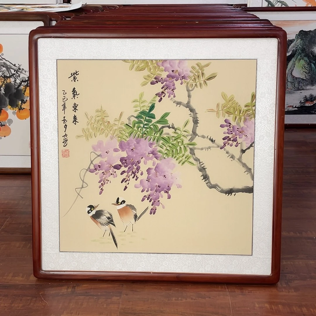 国画带框尺寸63*63厘米
