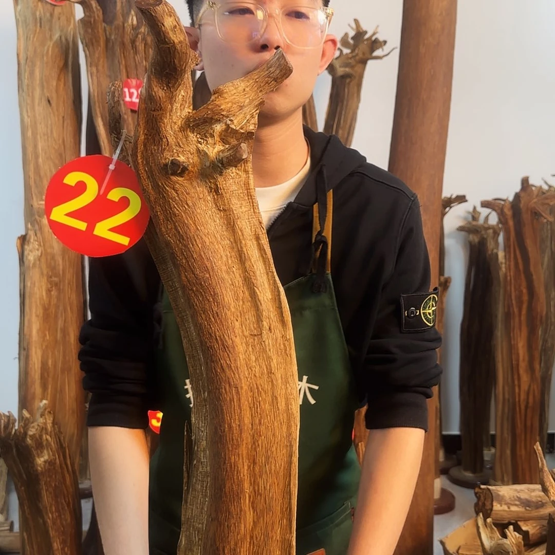 沉香摆件天然沉香原木摆件➕底座