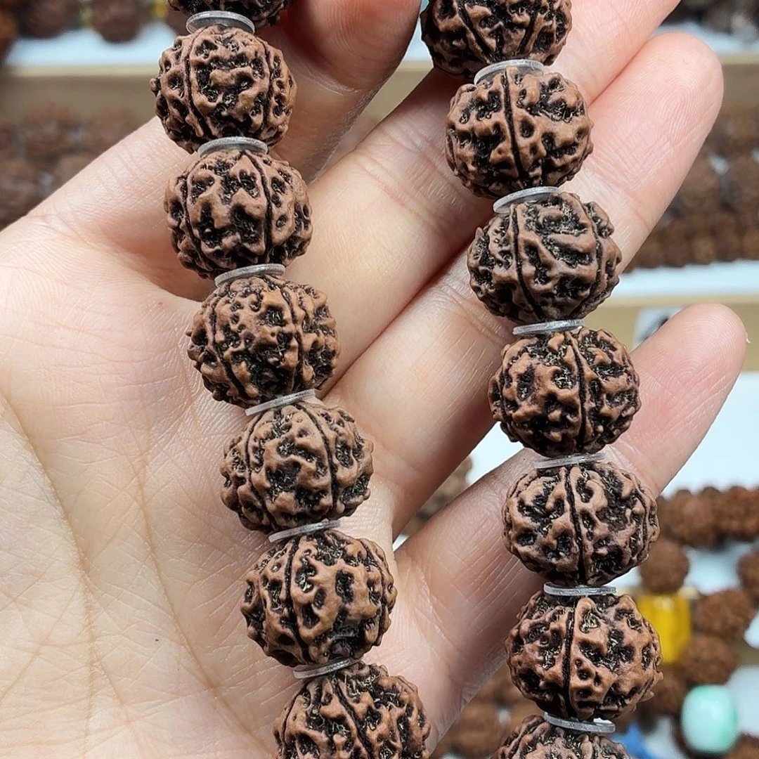 用***翔手串金刚菩提收藏版稀有精品梅花飞碟