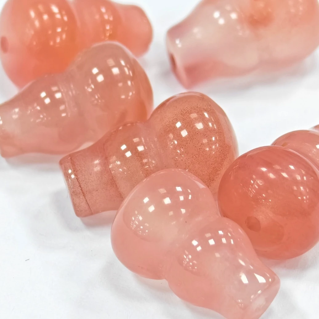 【书记甄选】天然南红DIY葫芦配珠 多样性发一件 7662LQ