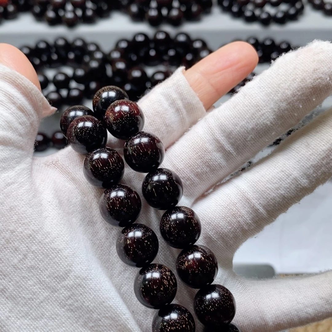 蘇***天檀香紫檀（小叶紫檀）1.2爆36颗