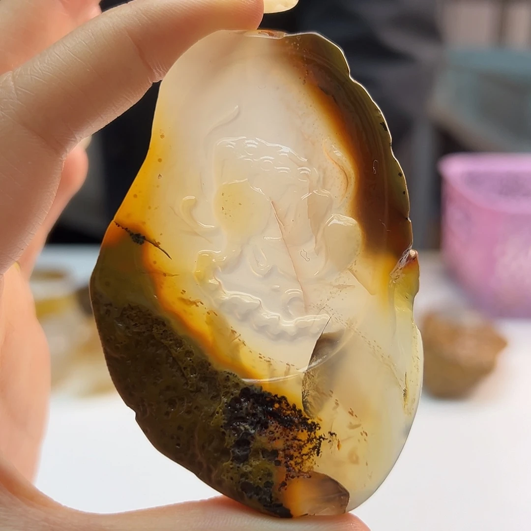 玛瑙/玉髓未镶嵌吊坠(不含链)