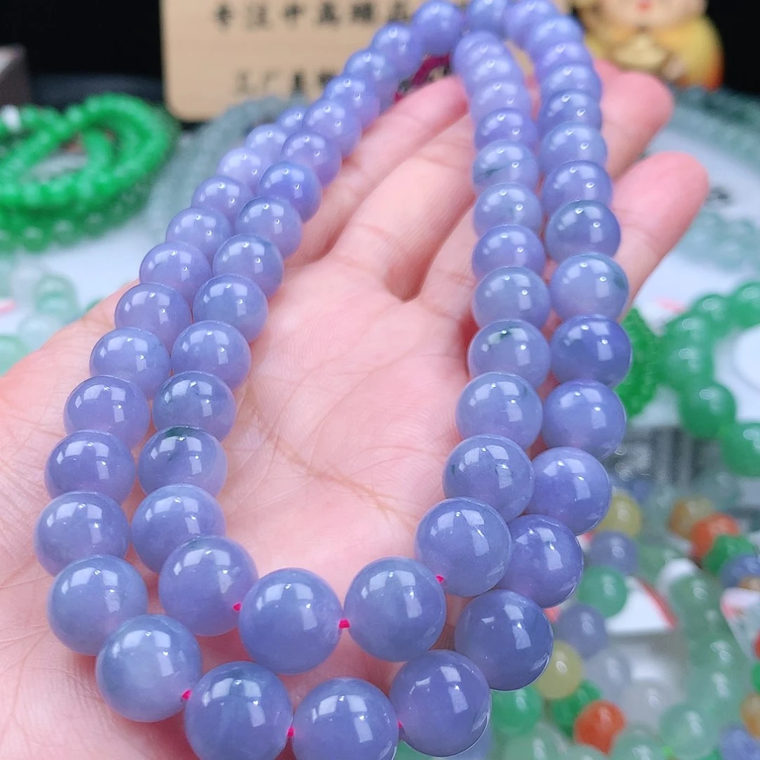 翡翠手链未镶嵌卡10mm