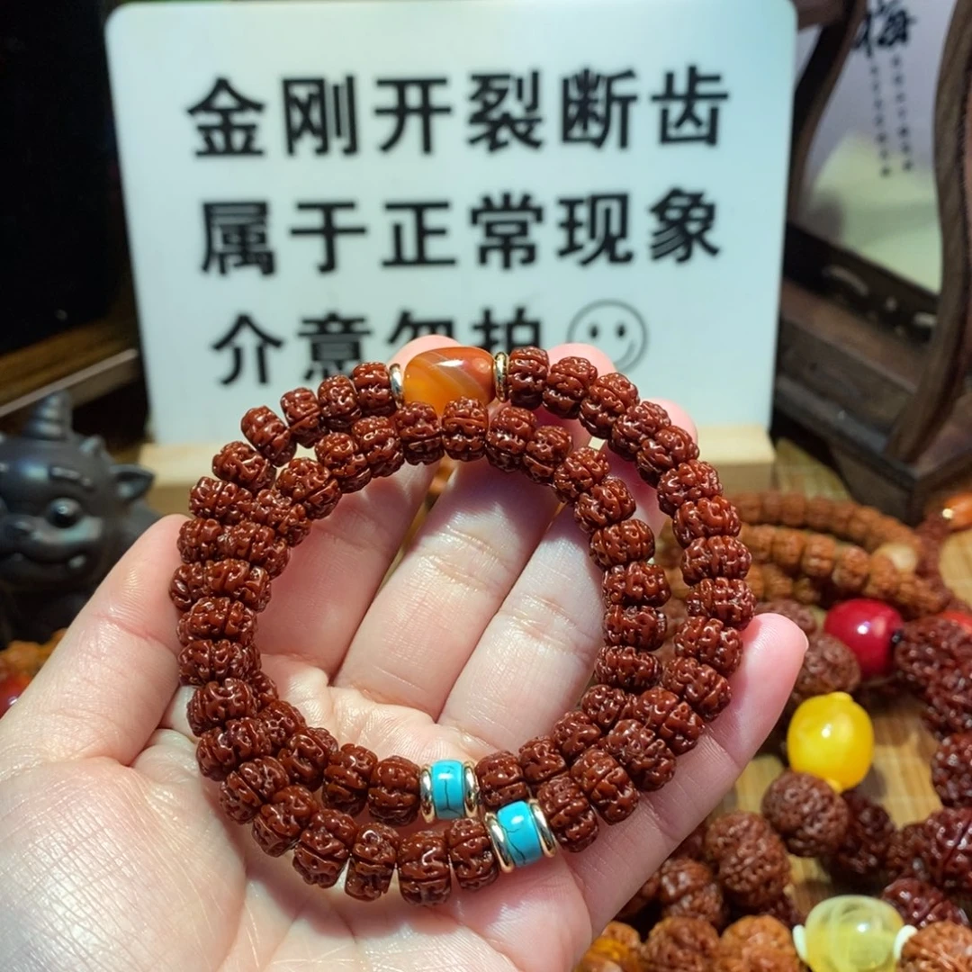 金刚菩提吊坠10双圈配饰老树王