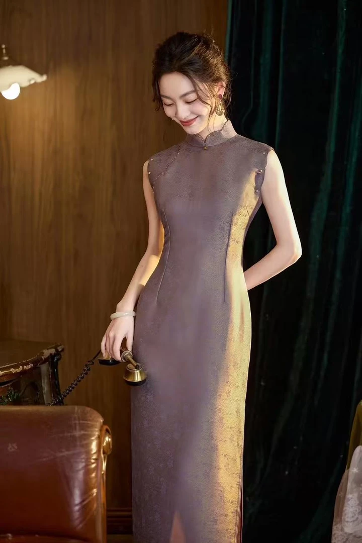 【豆蔻年华】中国风旗袍改良气质修身显瘦旗袍