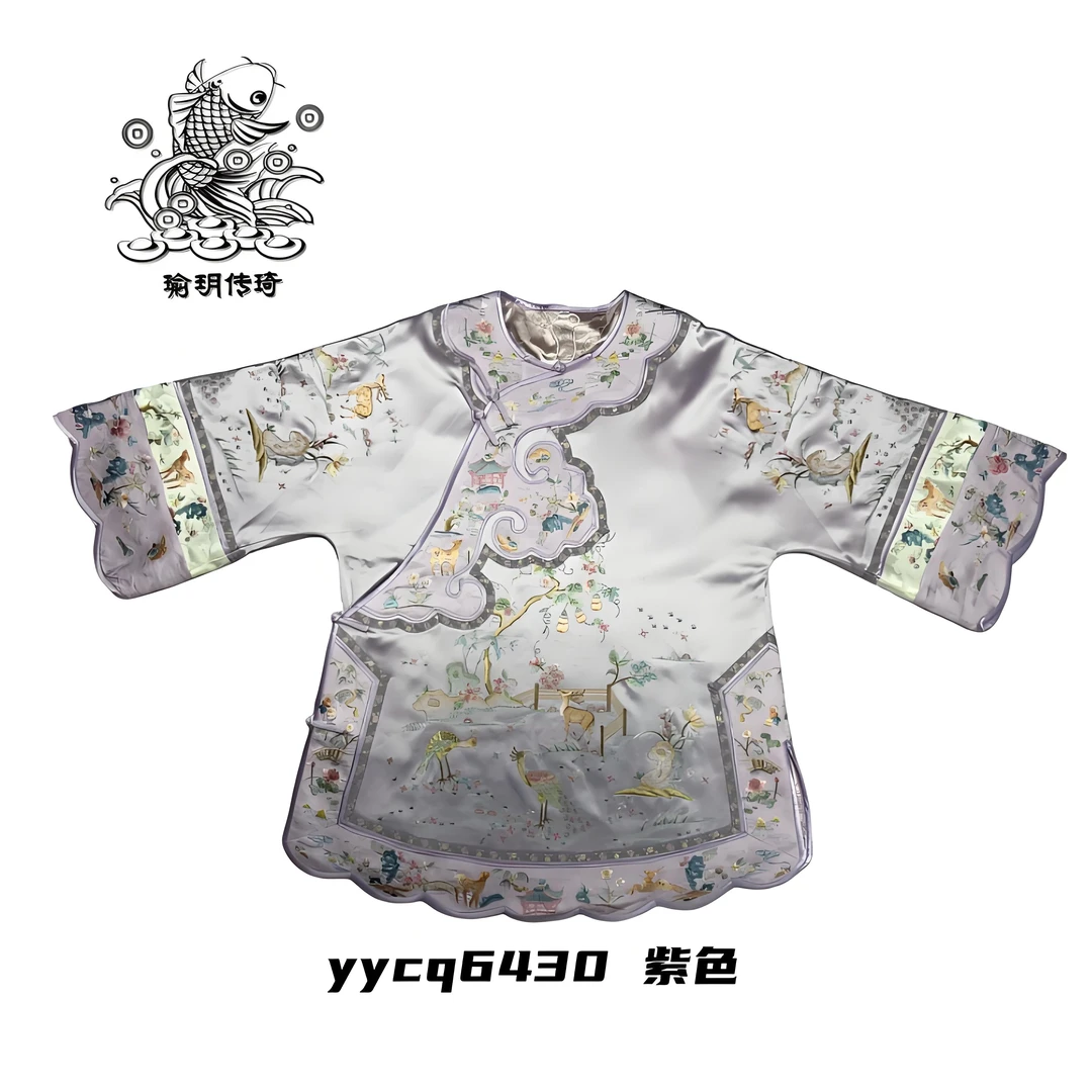 【鹿雀合鸣】瑜玥传琦原创新款新中式女士高端上衣【6430】