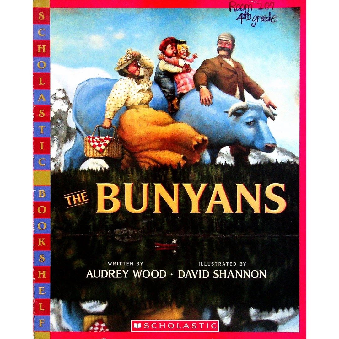 英语原版书邦扬一家学乐书架绘本Scholastic民间故事亲子共读