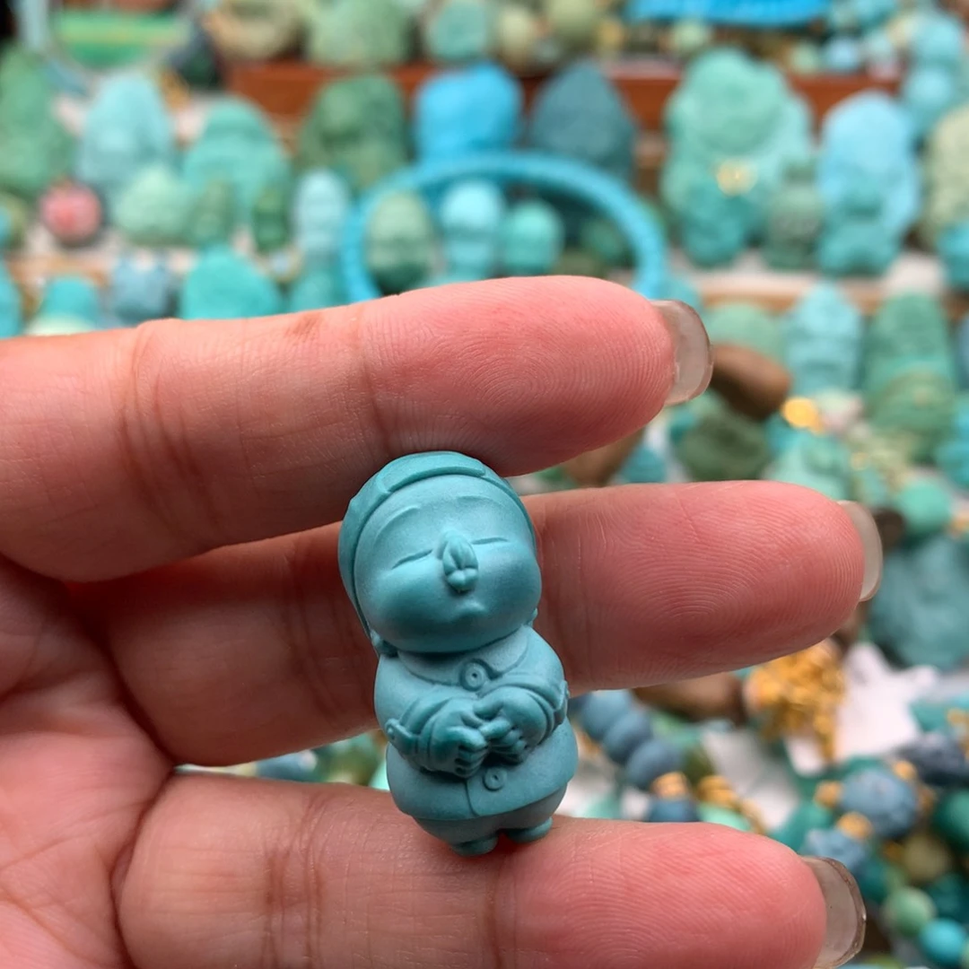 爱***熊未镶嵌绿松石手链