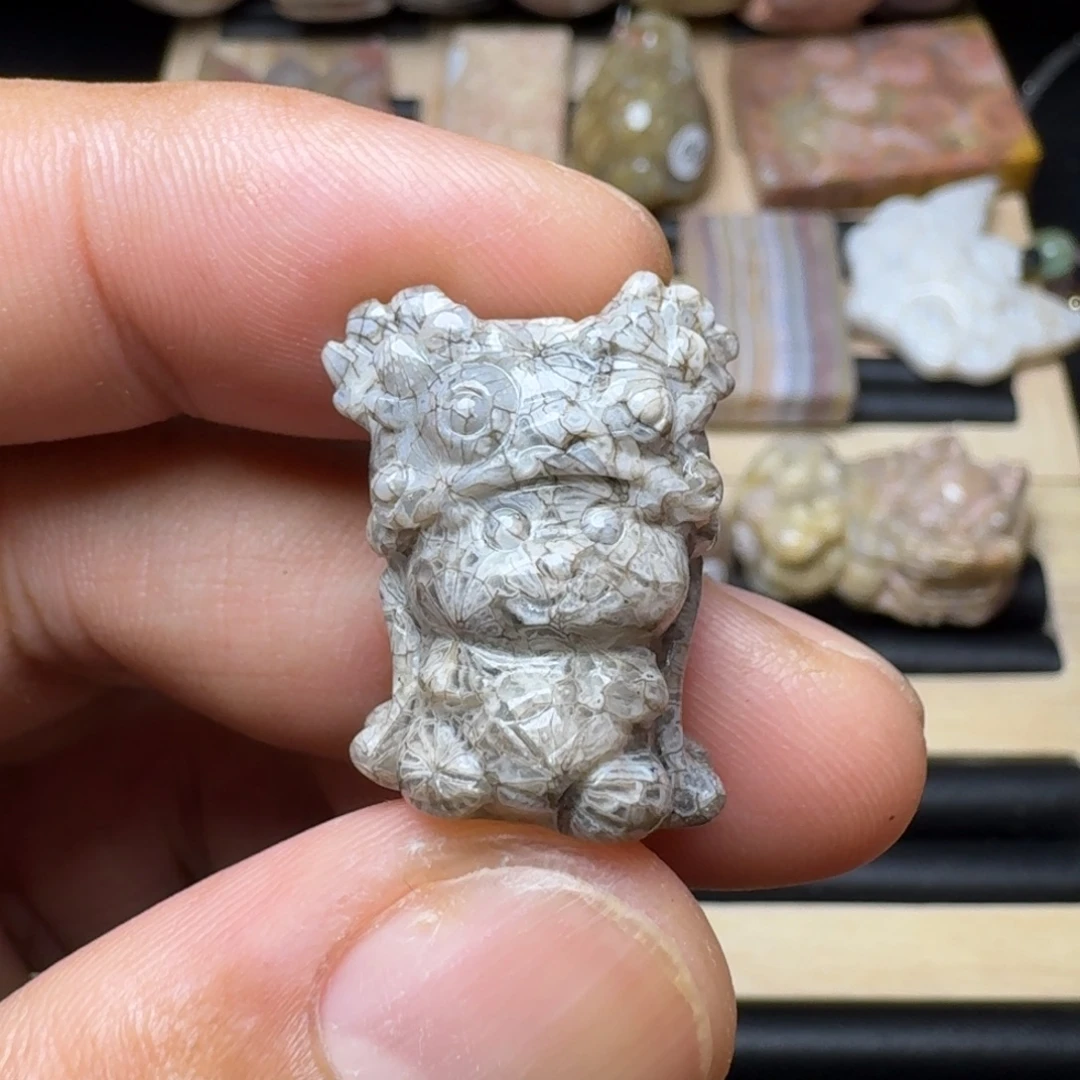 未镶嵌纯天然色有机玉石保真色硅化玉