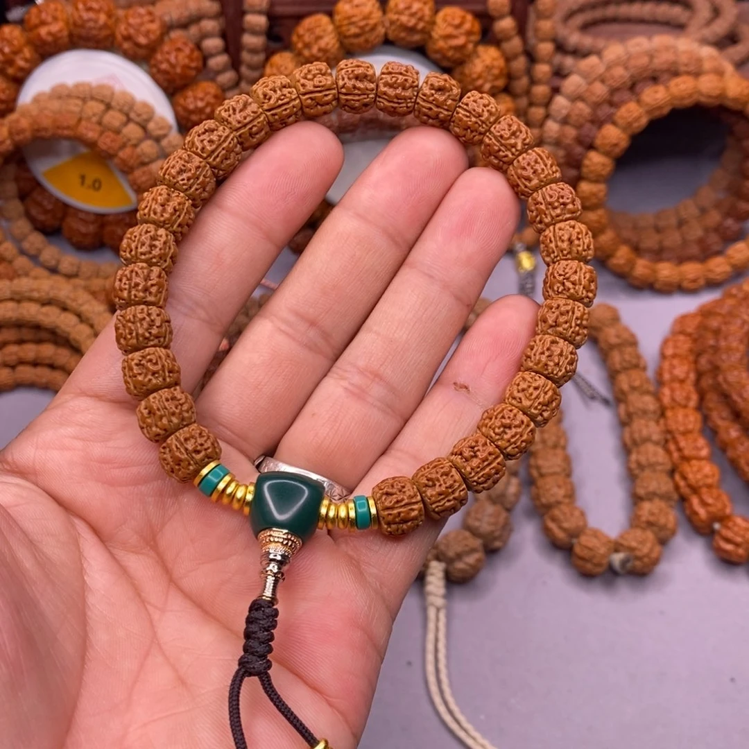 金刚菩提手串龙切盘龙王尺寸10.5