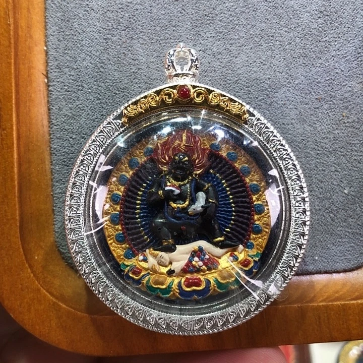 泥塑黑财加大黑天