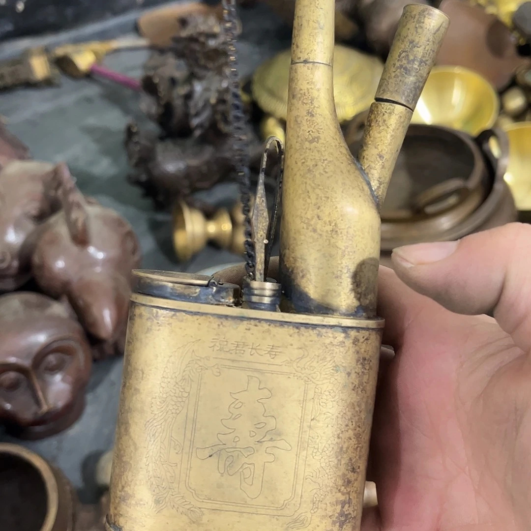 铁***哥闪电购铜摆件工艺品