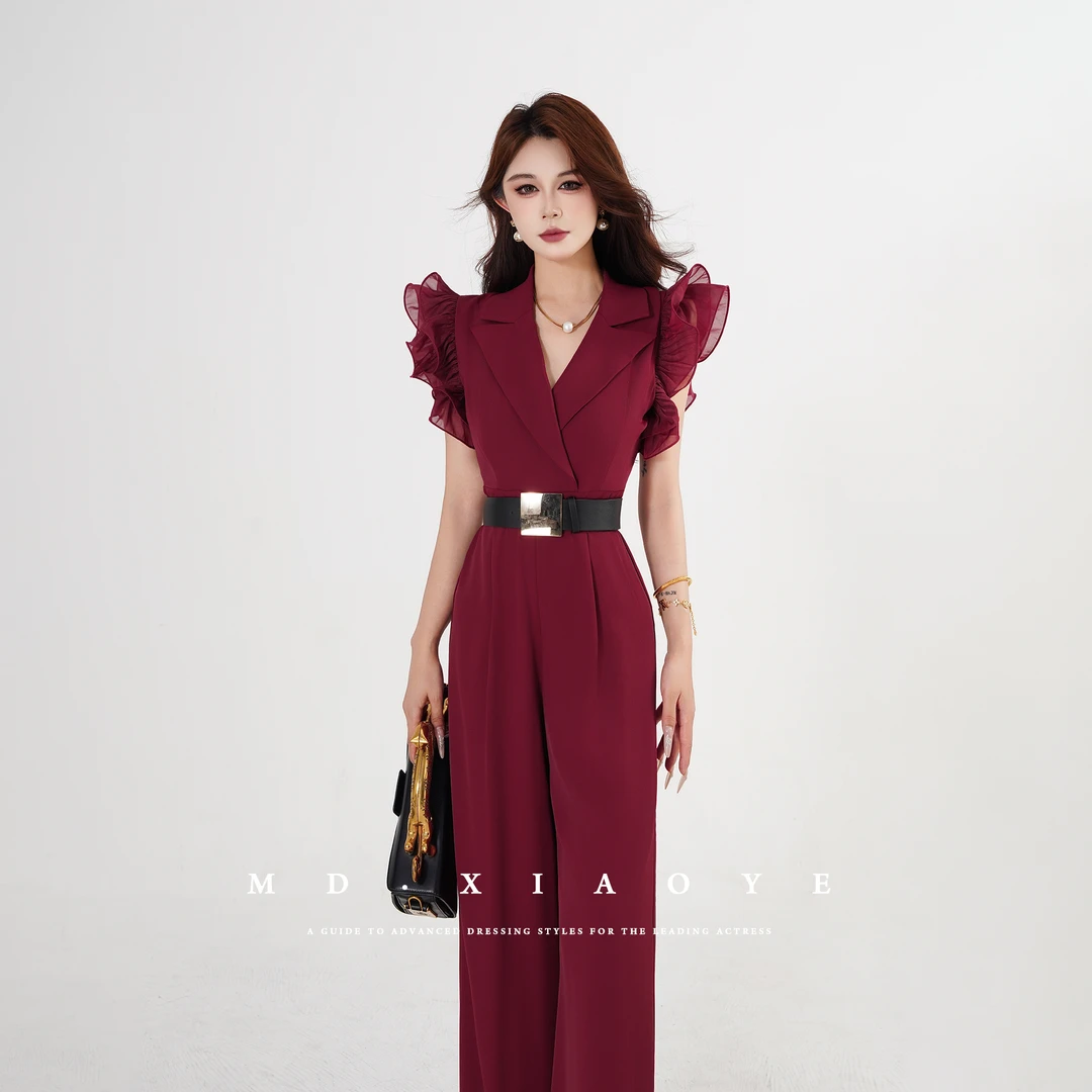 MD定制·杨千亿【立体剪裁】2025夏新款连体裤女款爆款2025新款正品