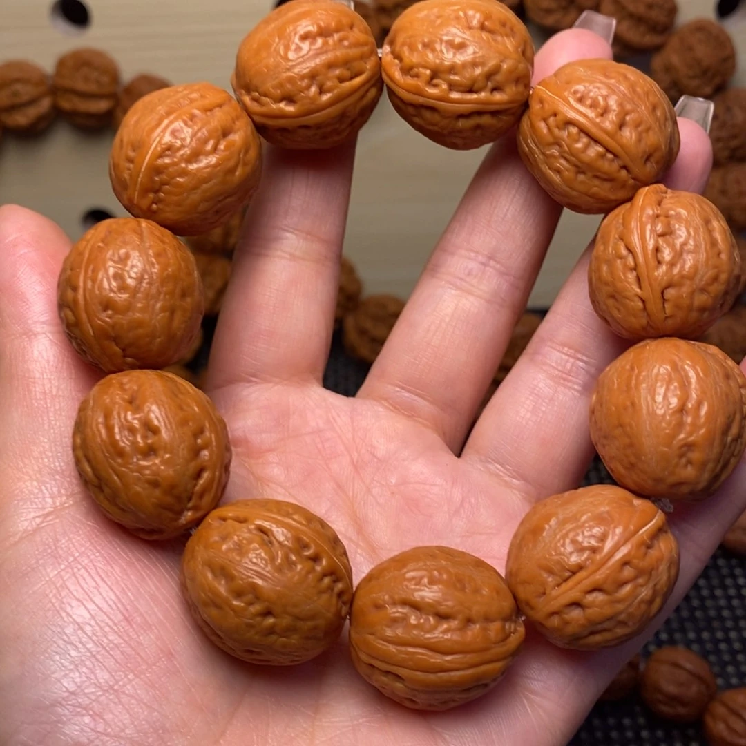 文玩核桃手串光头手串