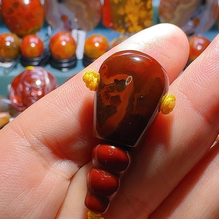 未镶嵌玛瑙/玉髓珠宝半成品
