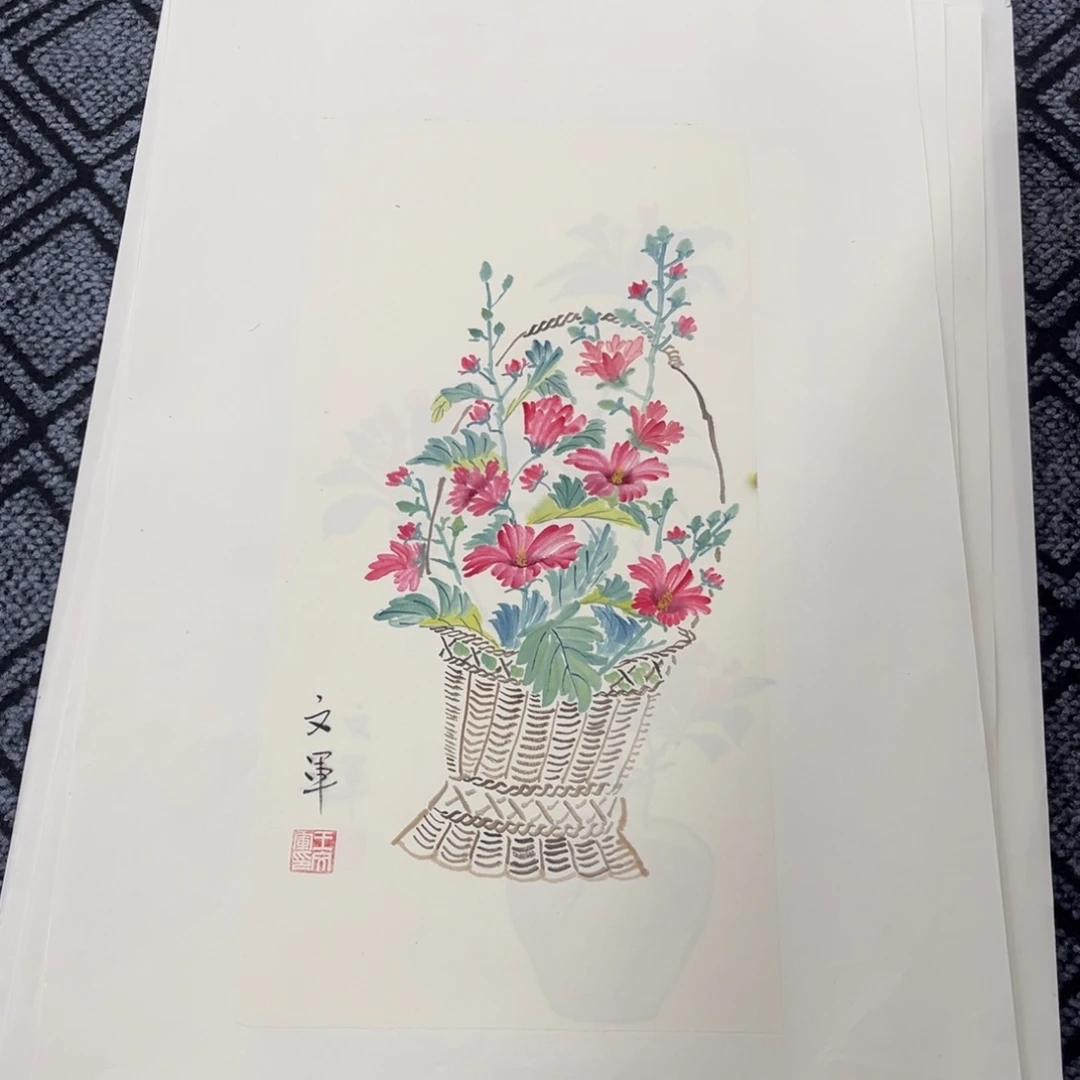 国画25.51花鸟作品