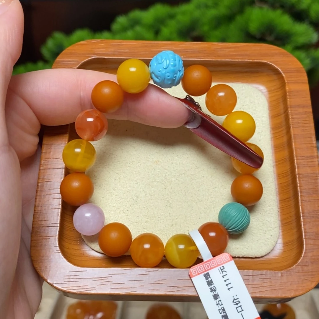 【闪购商品】手链蜜蜡未镶嵌手串