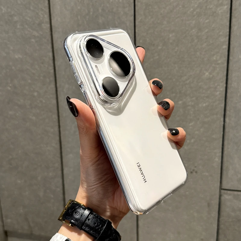 适用华为Pura80pro手机壳Pura80男女保护套透明软边防摔超薄硬壳