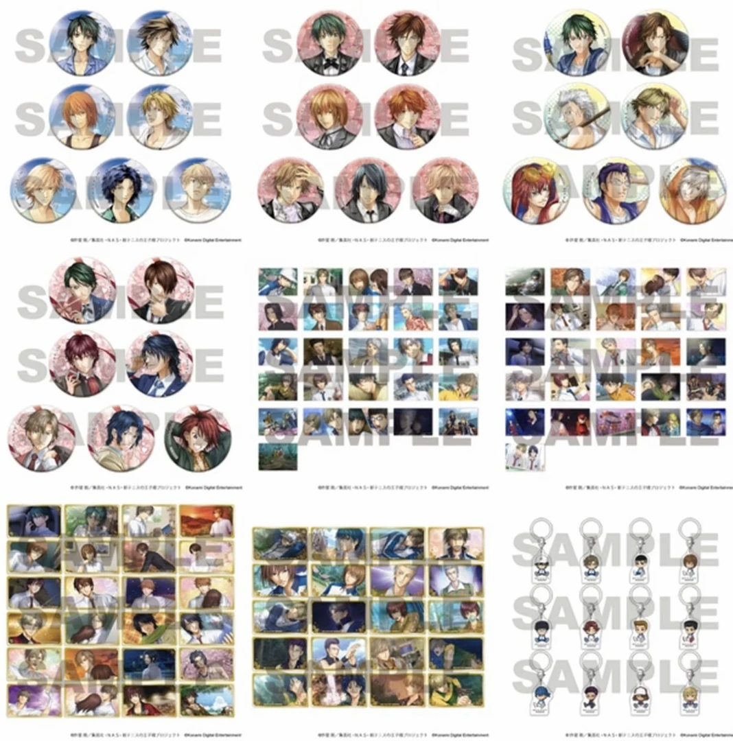 网球王子 学院祭20周年纪念展 乙游心跳求生 徽章 盲盒