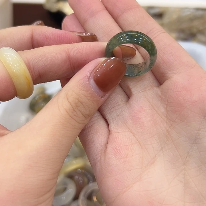 玛瑙/玉髓合金戒指109港17