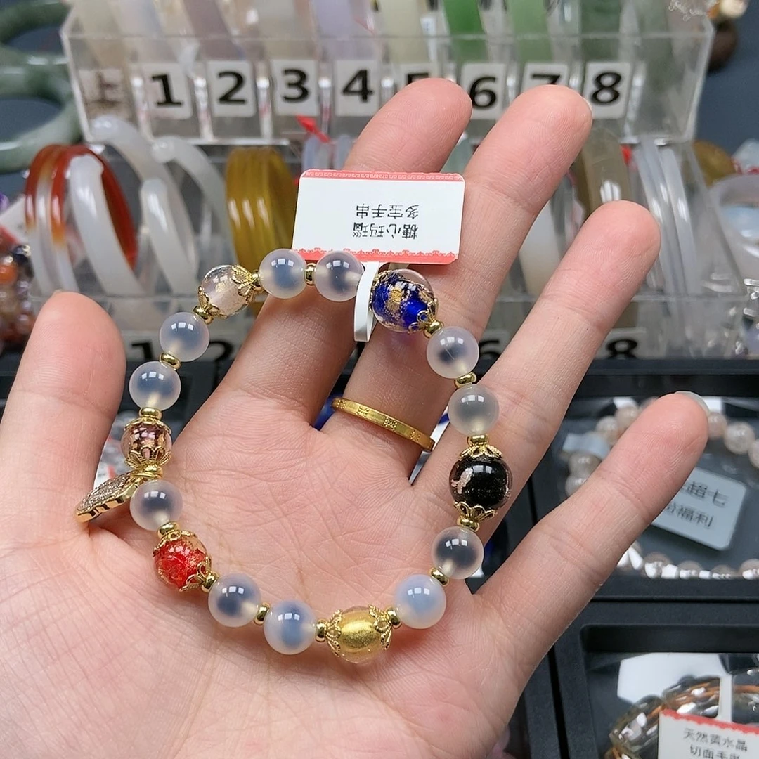 玛瑙/玉髓手串未镶嵌40