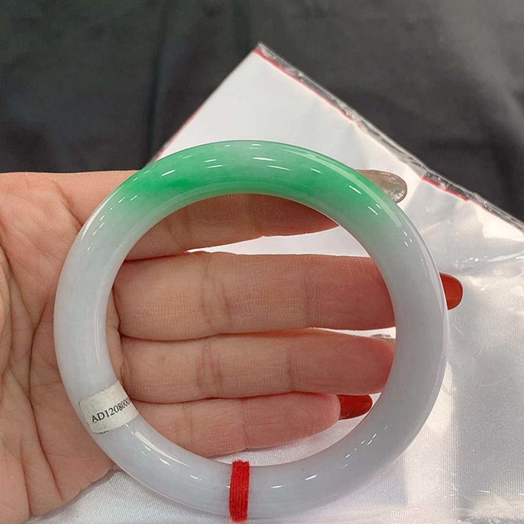 【闪购商品】翡翠手镯未镶嵌圆60.8