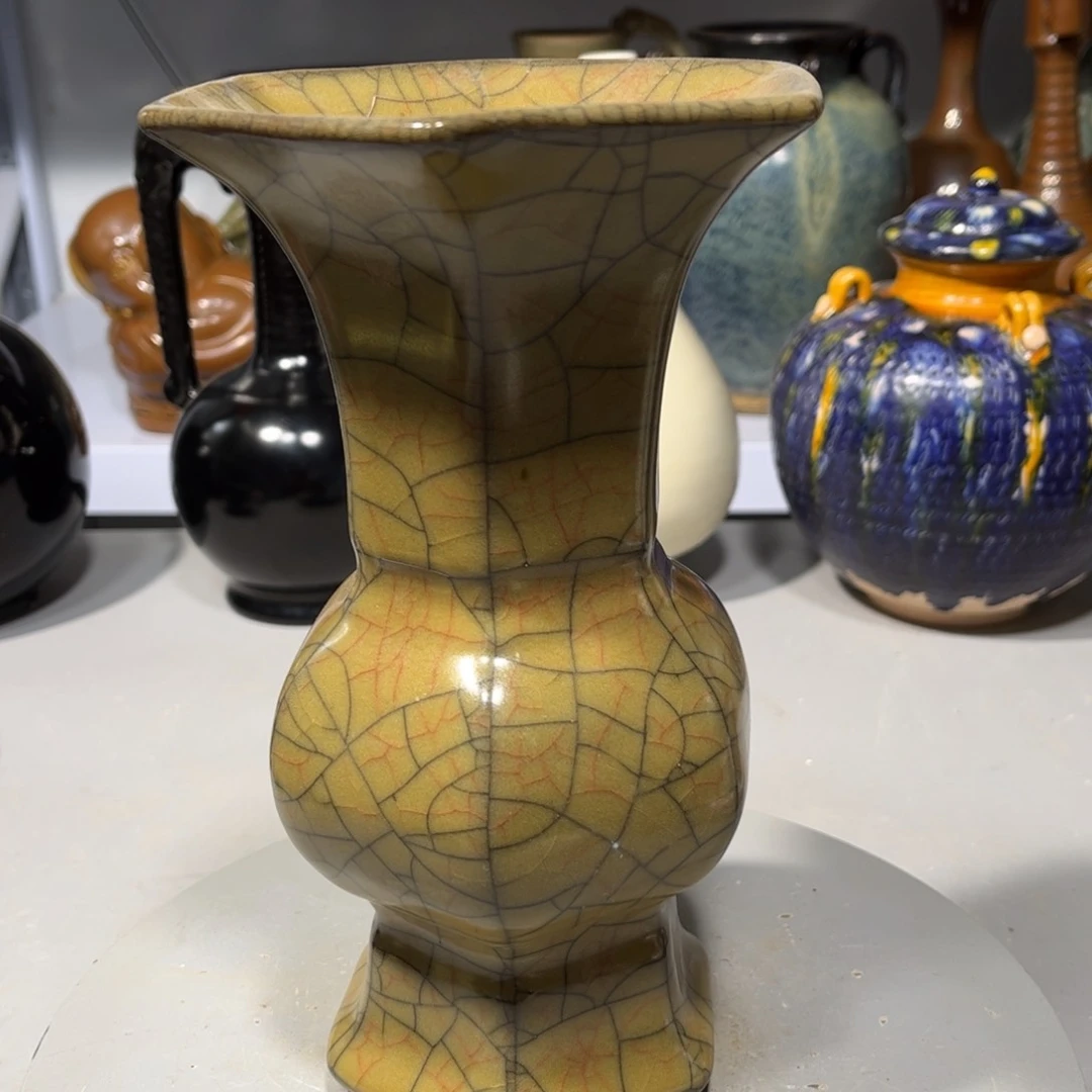 瓶哥窑瓶子品相完美