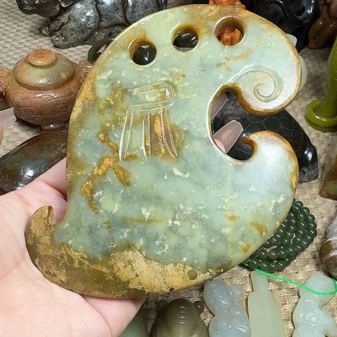 白玉菩提吊坠挂件