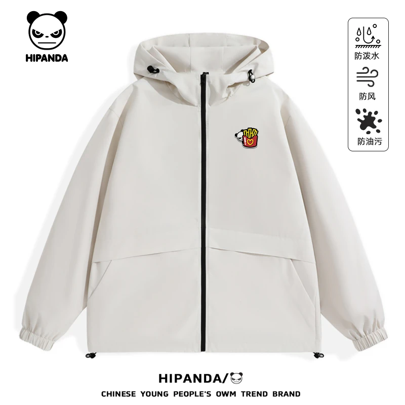 HiPanda户外山系冲锋夹克男女春秋季防风防泼水骑行外套男款衣服