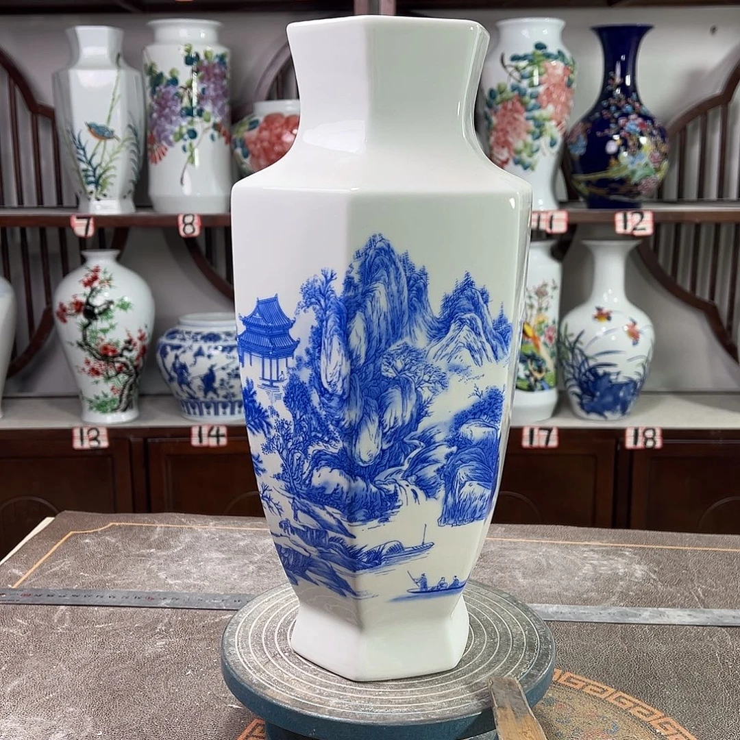 陶摆件景德镇陶瓷6山水