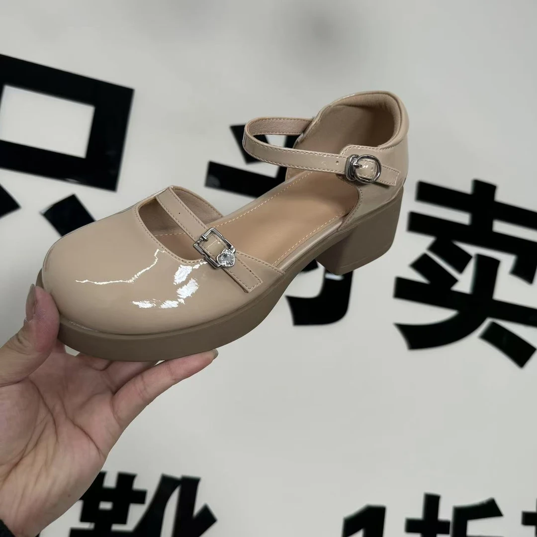 夏季中空玛丽珍凉鞋女1130