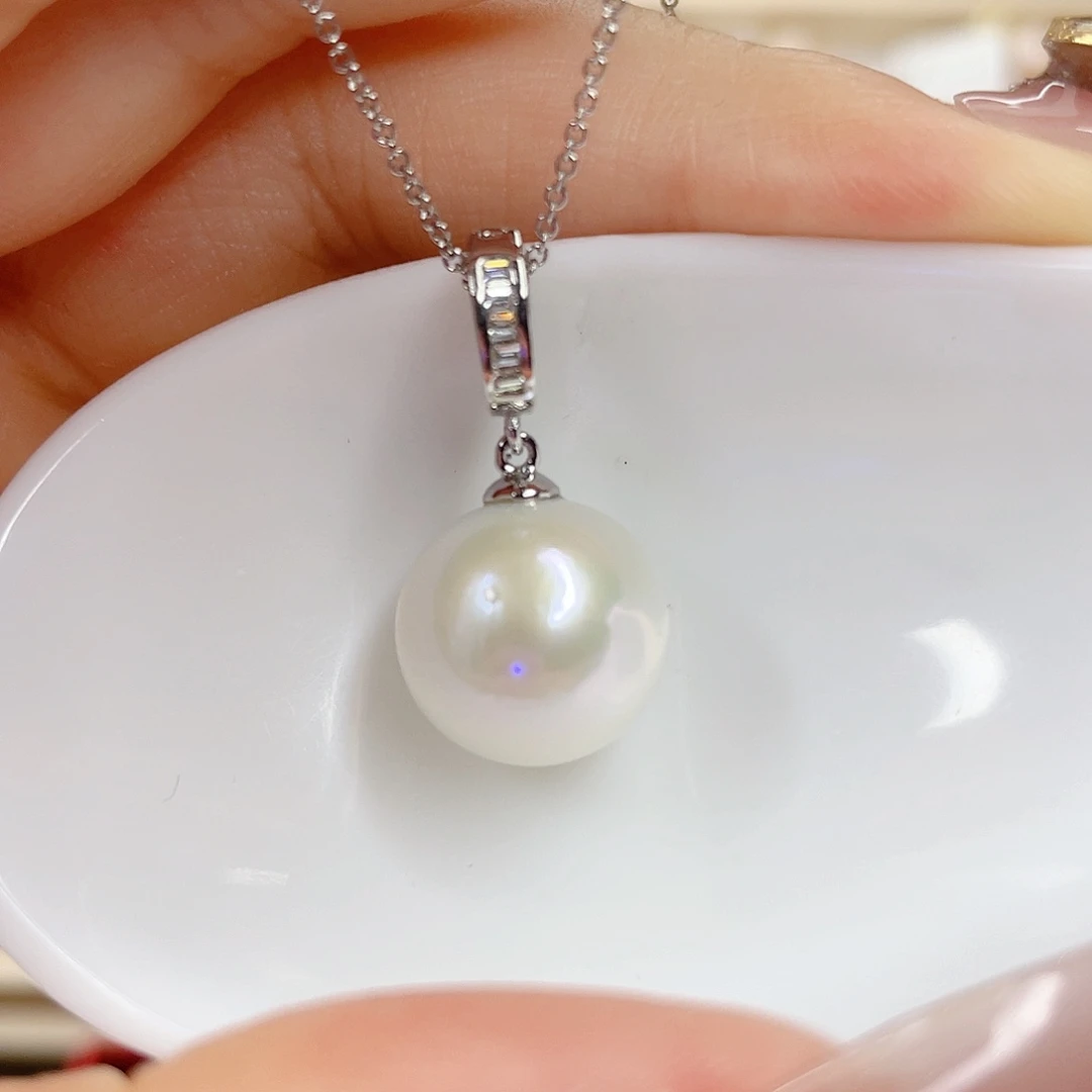 淡水珍珠未镶嵌吊坠(赠链)