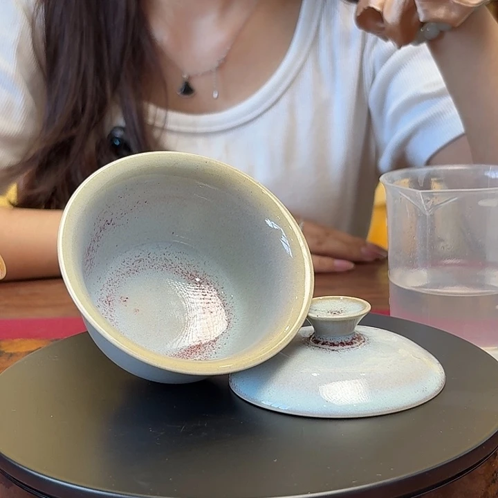 015盖碗传统工艺茶器作品