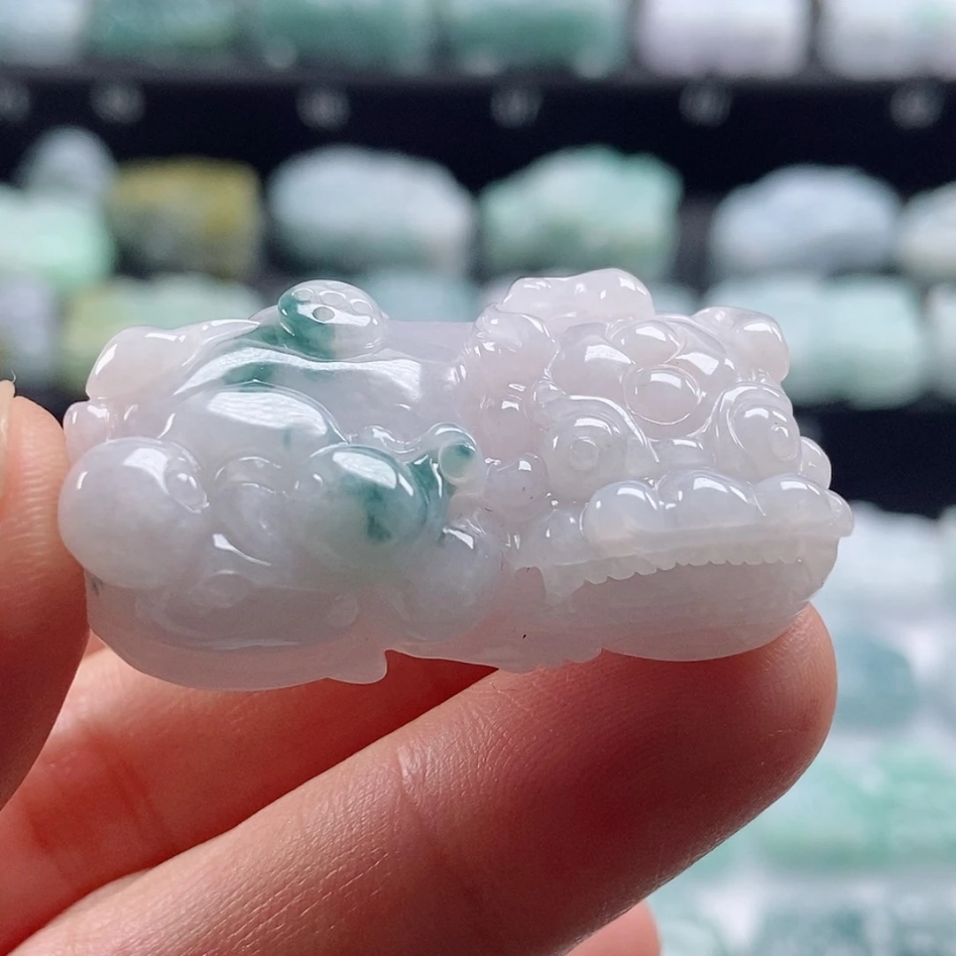 颈饰未镶嵌翡翠翡翠貔貅