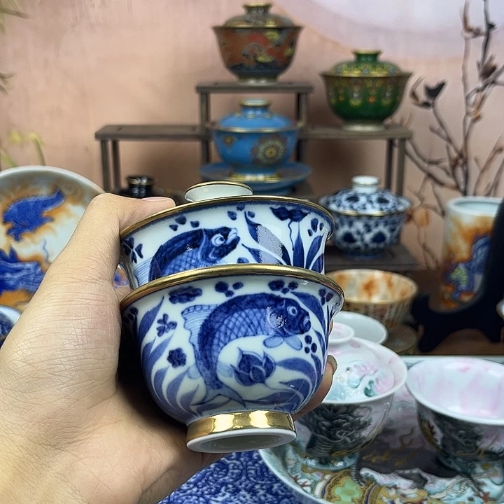 *****陶摆件景德镇手工手绘陶瓷