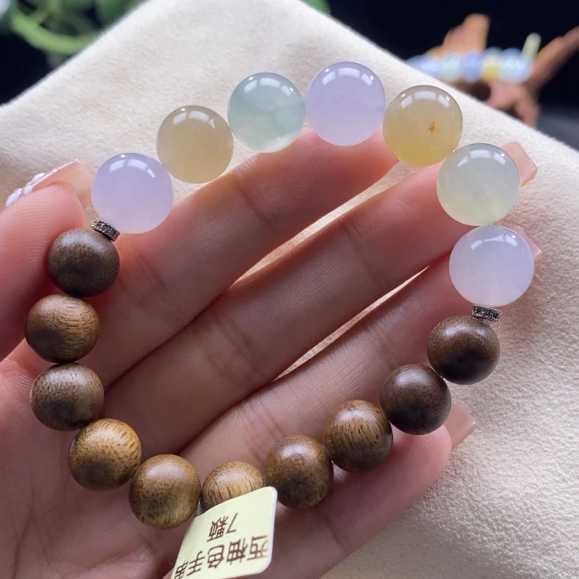 【闪购商品】沉香木手串马卡龙手串卡12+