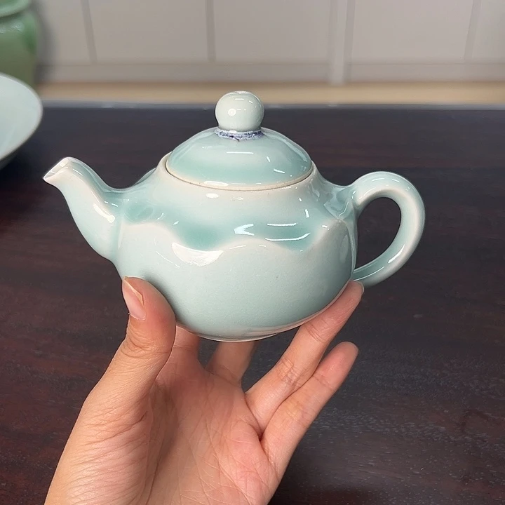 龙泉云间青瓷小米茶器