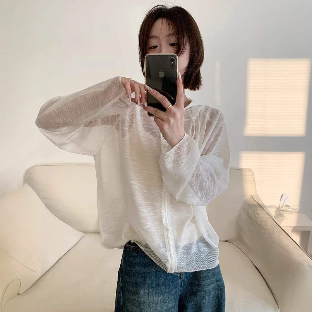 时尚短款防晒衣女款夏季2025新款宽松大码显瘦防晒服透气薄外套潮