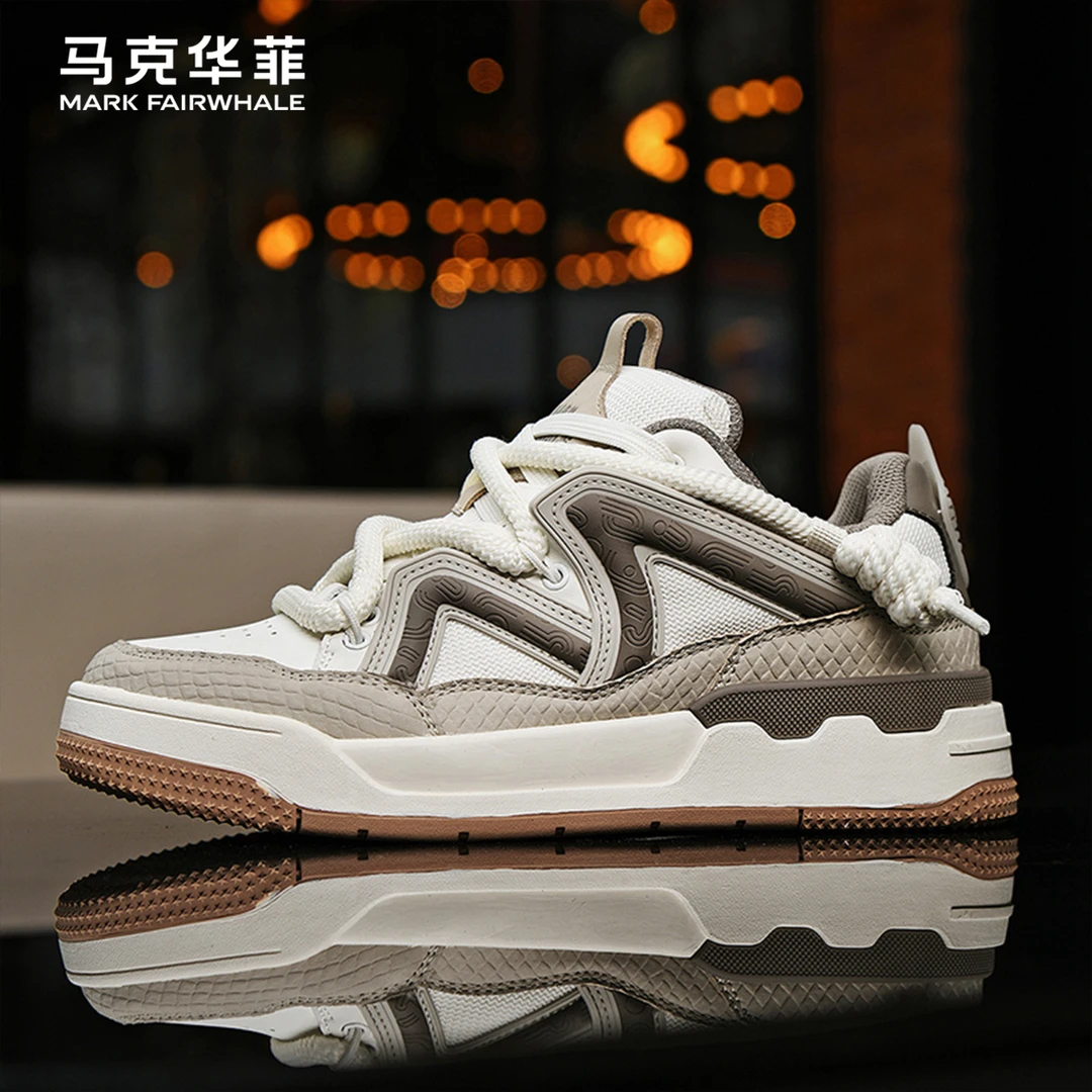 马克华菲板鞋男款205新款欧若风复古运动休闲鞋百搭秋季低帮男鞋