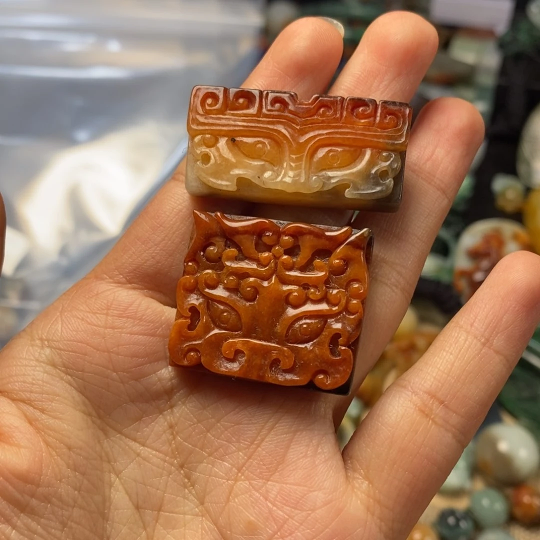 翡翠吊坠(不含链)未镶嵌秃**胖