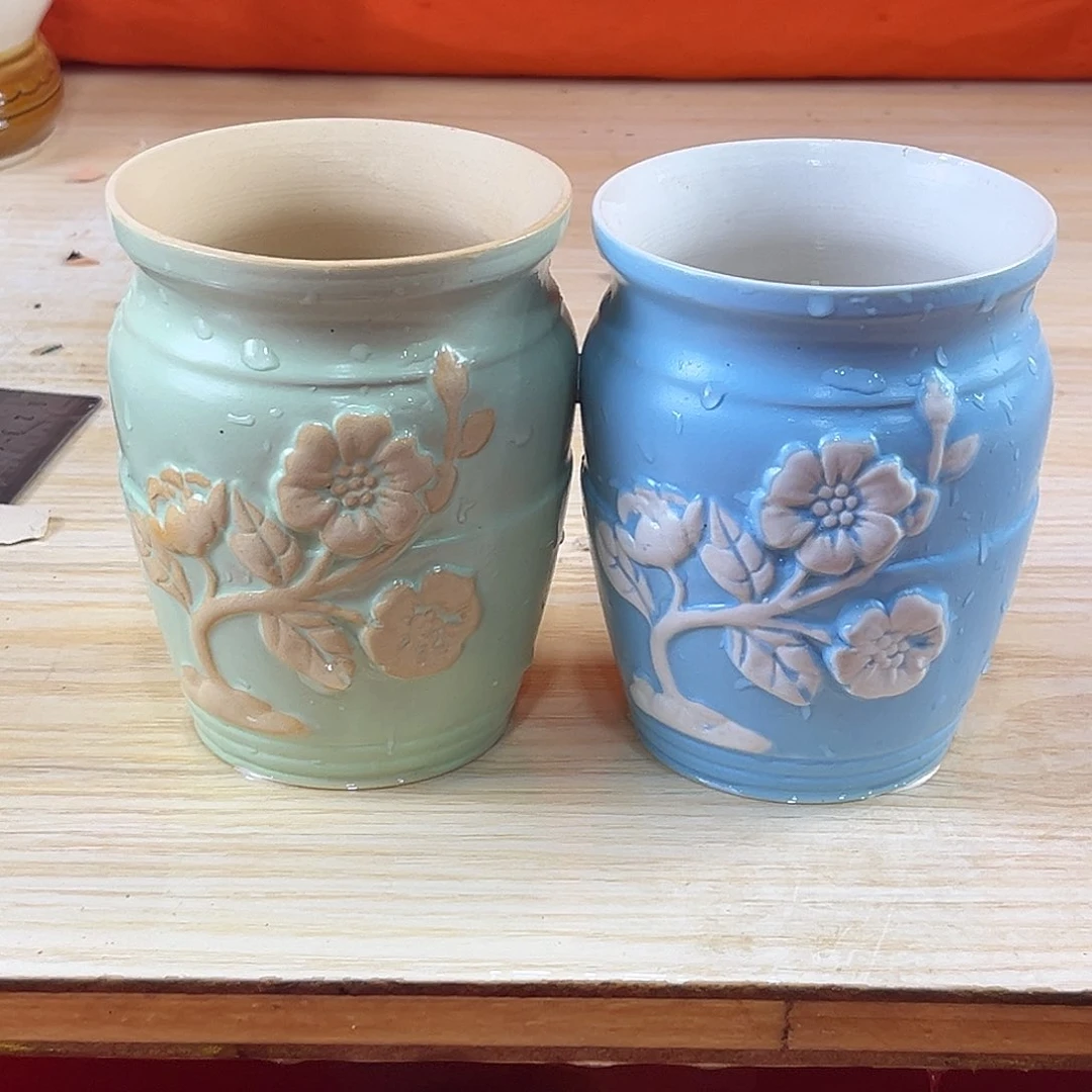 陶瓷绿植多肉微瑕花盆口径8.5*11