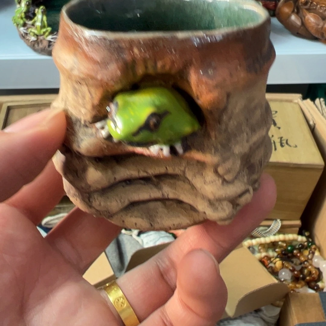 紫砂茶杯放漏场，全都漏