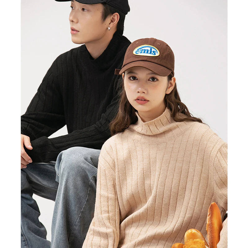 休闲加厚保暖内搭套头时尚百搭高领长袖秋冬针织衫 男女同款90180