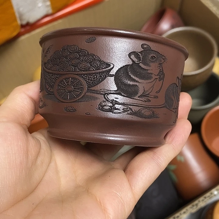 茶杯紫砂放漏111111111