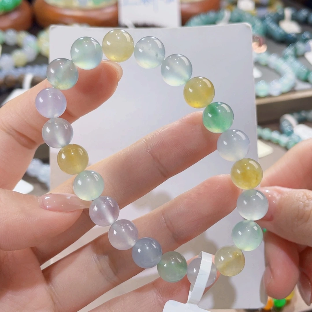 未镶嵌手链翡翠超值玻璃珠