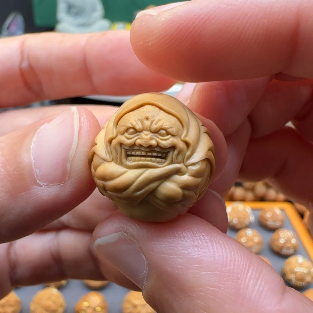 猴头核桃吊坠肌肉僧