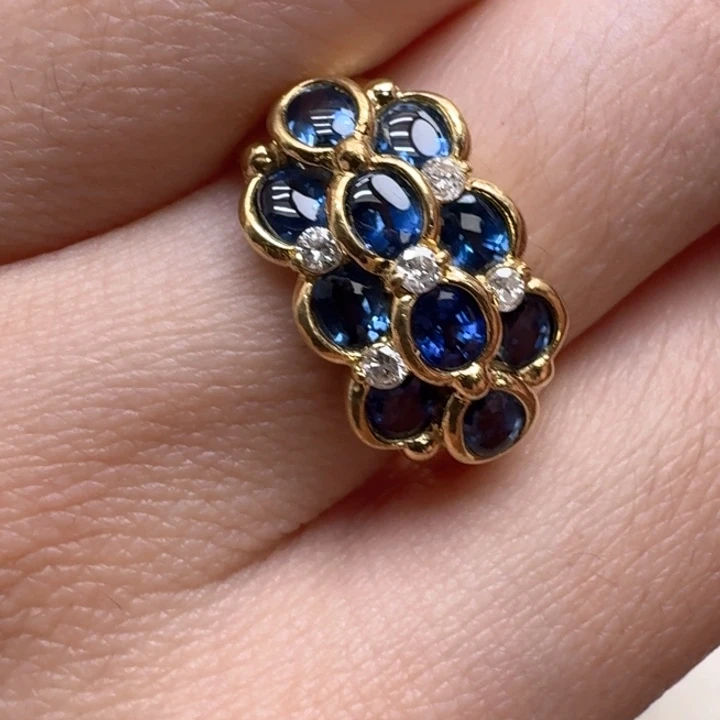 蓝宝石戒指未镶嵌